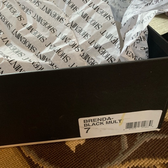 Shoemint strappy stiletto Black and Tan - Picture 3 of 10